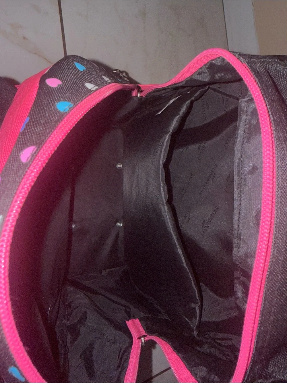 Kids Panda Backpack - Pink & Black